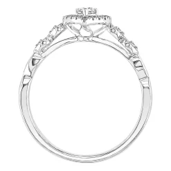 1/5 Ct. Tw. Diamond Heart Ring In 10K White Gold