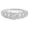 1/7 Ct. Tw. Diamond Hearts Promise Ring In Sterling Silver