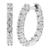 1/10 Ct. Tw. Diamond Hoop Earrings In
