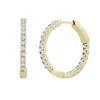 1 Ct. Tw. Diamond Hoop Earrings In 14K Gold