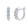 1/3 Ct. Tw. Diamond Hoop Earrings In 10K White Gold