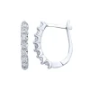 1/4 Ct. Tw. Diamond Huggie Hoop Earrings In