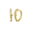 1/10 Ct. Tw. Diamond Huggie Hoop Earrings