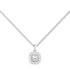 1/4 Ct. Tw. Diamond Illusion Halo Pendant In