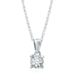 1/10 Ct. Tw. Diamond Illusion Pendant In