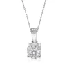 1/2 Ct. Tw. Diamond Illusion Pendant In