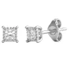 1/5 Ct. Tw. Diamond Illusion Stud Earrings In