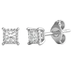 1/5 Ct. Tw. Diamond Illusion Stud Earrings In