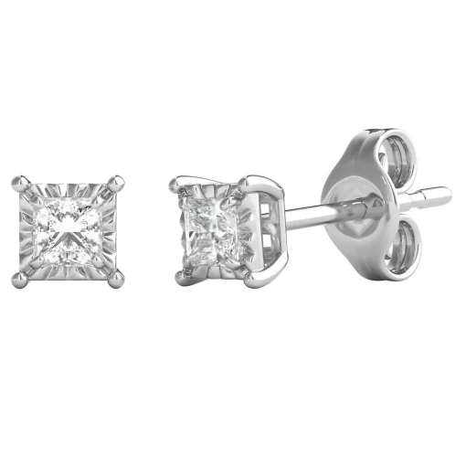 1/5 Ct. Tw. Diamond Illusion Stud Earrings In