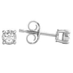 1/5 Ct. Tw. Diamond Illusion Stud Earrings In
