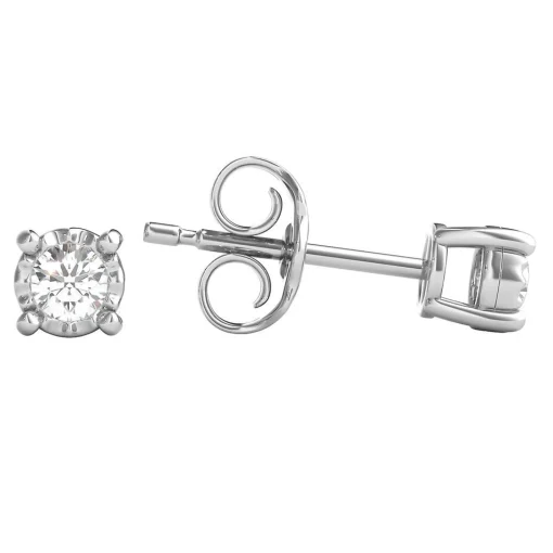1/5 Ct. Tw. Diamond Illusion Stud Earrings In