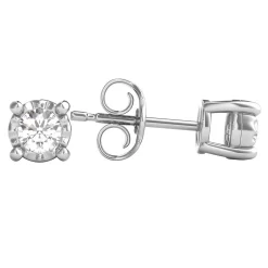 1/3 Ct. Tw. Diamond Illusion Stud Earrings In