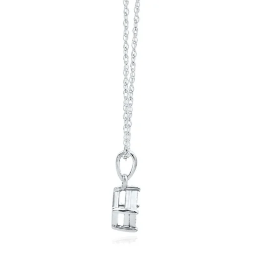 1/10 Ct. Tw. Diamond Illusion Solitaire Pendant In