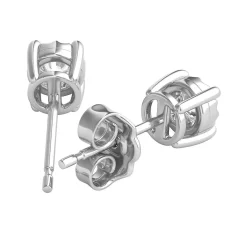 1/3 Ct. Tw. Diamond Illusion Stud Earrings In