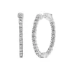 2 Ct. Tw. Diamond Inside-Out Hoop Earrings In