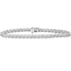 1/10 Ct. Tw. Diamond Link Bracelet In Sterling Silver
