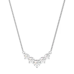 1 Ct. Tw. Diamond Necklace In 14K White Gold
