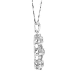 1 Ct. Tw. Diamond Pendant In 10K White Gold