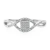 1/10 Ct. Tw. Diamond Promise Ring In Sterling Silver