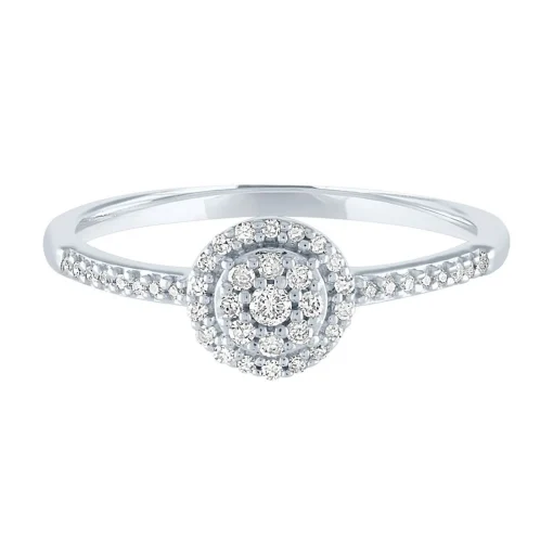 1/7 Ct. Tw. Diamond Promise Ring In 10K White Gold