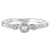 1/10 Ct. Tw. Diamond Promise Ring In Sterling Silver