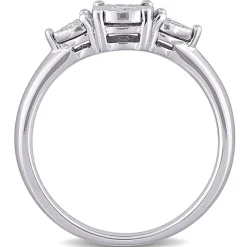 1/10 Ct. Tw. Diamond Promise Ring In Sterling Silver