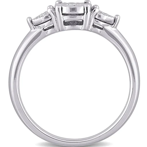 1/10 Ct. Tw. Diamond Promise Ring In Sterling Silver