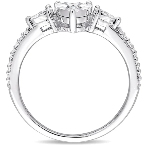 1/7 Ct. Tw. Diamond Promise Ring In Sterling Silver