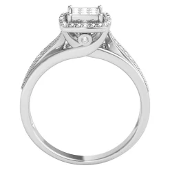 1/5 Ct. Tw. Diamond Promise Ring In Sterling Silver