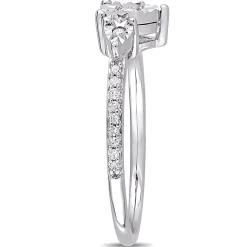 1/7 Ct. Tw. Diamond Promise Ring In Sterling Silver