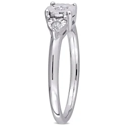 1/10 Ct. Tw. Diamond Promise Ring In Sterling Silver