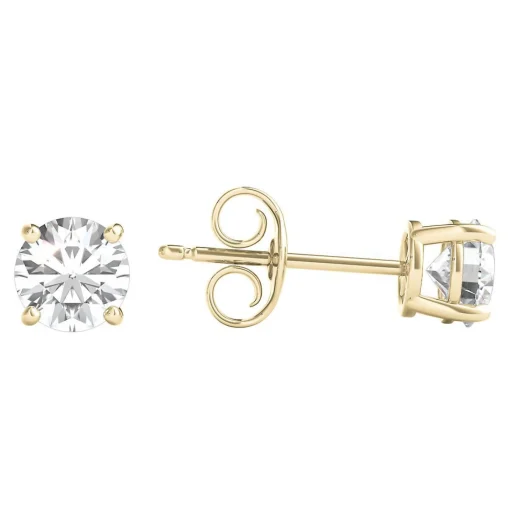 3/4 Ct. Tw. Diamond 4-Prong Stud Earrings In 14K Yellow Gold