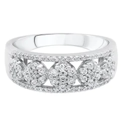 1/2 Ct. Tw. Diamond Ring In In 10K White Gold