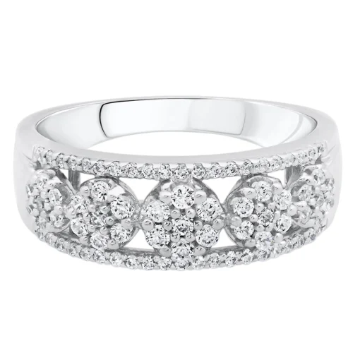 1/2 Ct. Tw. Diamond Ring In In 10K White Gold