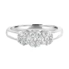 1/2 Ct. Tw. Diamond Ring In 10K White Gold