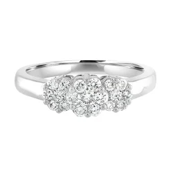 1/2 Ct. Tw. Diamond Ring In 10K White Gold