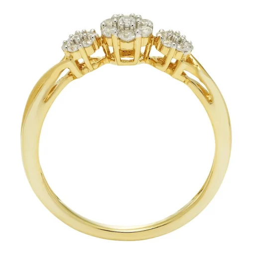 1/4 Ct. Tw. Diamond Ring In 10K Yellow Gold