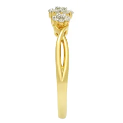 1/4 Ct. Tw. Diamond Ring In 10K Yellow Gold