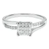 1/4 Ct. Tw. Diamond Ring In Sterling Silver