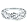 1/7 Ct. Tw. Diamond Ring In Sterling Silver