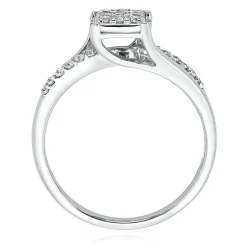 1/4 Ct. Tw. Diamond Ring In Sterling Silver