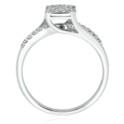 1/4 Ct. Tw. Diamond Ring In Sterling Silver