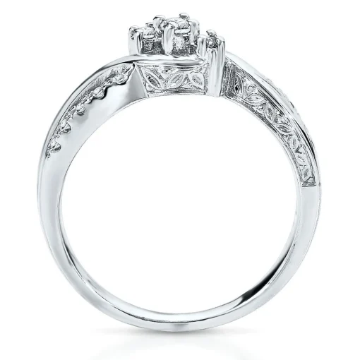 1/7 Ct. Tw. Diamond Ring In Sterling Silver