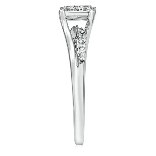 1/4 Ct. Tw. Diamond Ring In Sterling Silver
