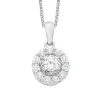 1/2 Ct. Tw. Diamond Solitaire Pendant In