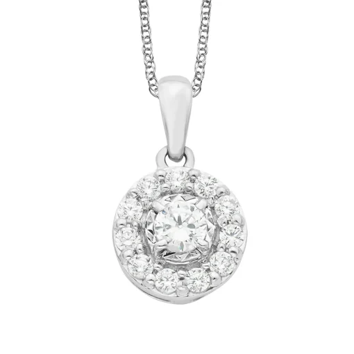 1/2 Ct. Tw. Diamond Solitaire Pendant In