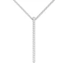 1/4 Ct. Tw. Diamond Stick Pendant In 10K White Gold