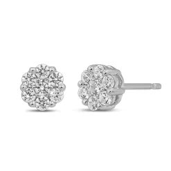 1/2 Ct. Tw. Diamond Stud Earrings In