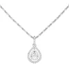1/3 Ct. Tw. Diamond Teardrop Pendant In 10K White Gold