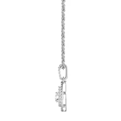 1/3 Ct. Tw. Diamond Teardrop Pendant In 10K White Gold